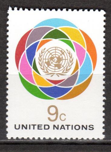 Potovn znmka OSN New York 1976 Znak OSN Mi# 302 - zvtit obrzek
