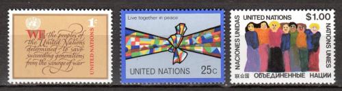 Potovn znmky OSN New York 1978 Symboly Mi# 315-17