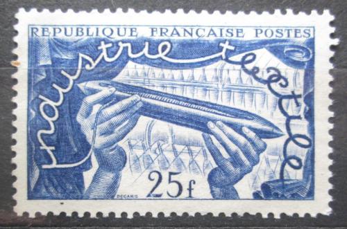 Poštovní známka Francie 1951 Mezinárodní textilní výstava Mi# 899