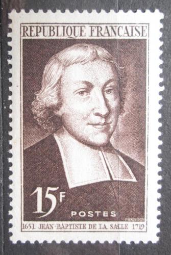 Poštovní známka Francie 1951 Jean Baptiste de la Salle Mi# 900