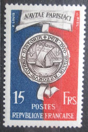 Poštovní známka Francie 1951 První peèe� Paøíže Mi# 924