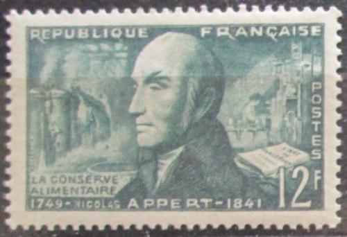 Poštovní známka Francie 1955 Nicolas Appert, vynálezce Mi# 1039