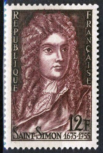 Poštovní známka Francie 1955 Louis de Rouvroy de Saint-Simon Mi# 1034