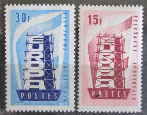 Poštovní známky Francie 1956 Evropa CEPT Mi# 1104-05 Kat 10€