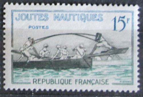 Poštovní známka Francie 1958 Vodní klání Mi# 1198