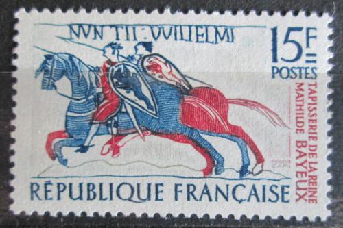 Poštovní známka Francie 1958 Koberec z Bayeux Mi# 1209