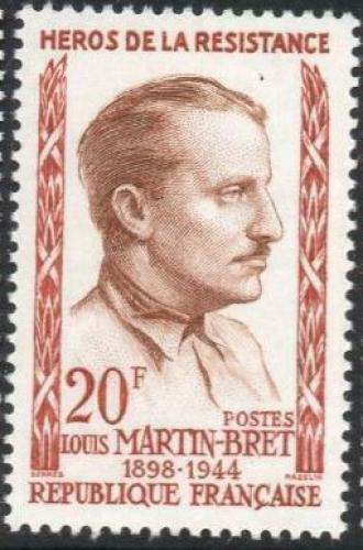 Poštovní známka Francie 1959 Louis Martin-Bret Mi# 1244