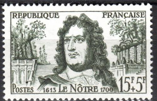 Poštovní známka Francie 1959 André le Nôtre Mi# 1252