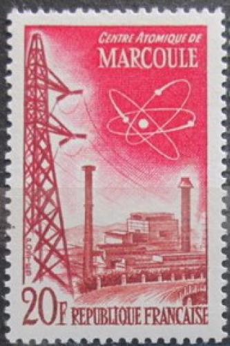 Poštovní známka Francie 1959 Elektrické sloupy Mi# 1248