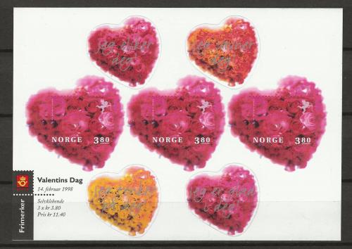 Poštovní známky Norsko 1998 Valentýn Mi# 1277