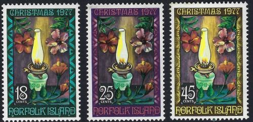 Poštovní známky Norfolk 1977 Vánoce Mi# 202-04