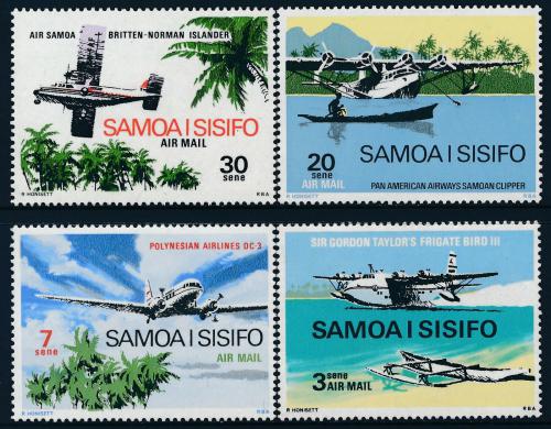Poštovní známky Samoa 1970 Letecká pošta Mi# 218-21
