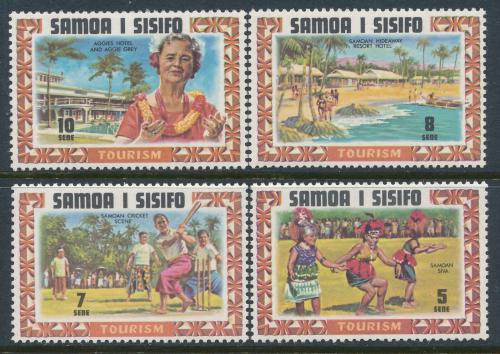 Poštovní známky Samoa 1971 Turistika Mi# 237-40