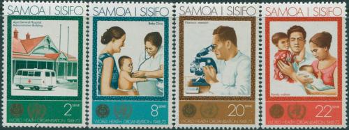 Poštovní známky Samoa 1973 WHO, 25. výroèí Mi# 285-88