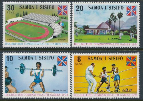 Poštovní známky Samoa 1974 Sport Mi# 293-96