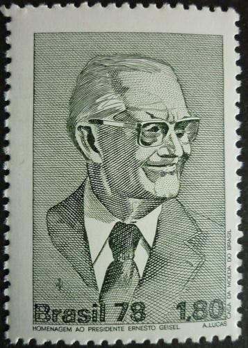 Poštovní známka Brazílie 1978 Prezident Ernesto Geisel Mi# 1656