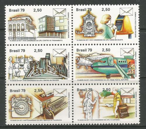 Poštovní známky Brazílie 1979 Pošta Mi# 1696-1701 Kat 5.50€