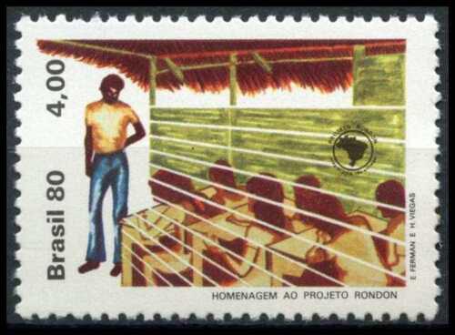 Potovn znmka Brazlie 1980 Projekt Rondon Mi# Mi# 1779