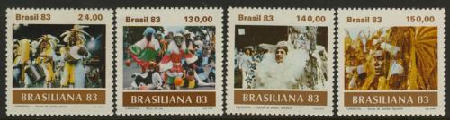 Potovn znmky Brazlie 1983 Karneval v Riu Mi# 1948-51 Kat 11 - zvtit obrzek