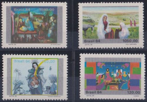Poštovní známky Brazílie 1984 Vánoce Mi# 2085-88