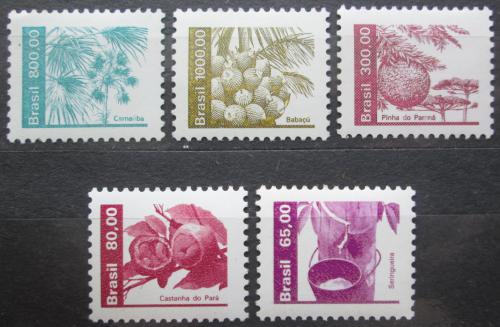 Poštovní známky Brazílie 1984 Zemìdìlské produkty Mi# 2047-51 Kat 8.50€