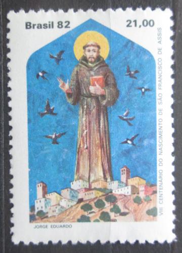 Poštovní známka Brazílie 1982 František z Assisi Mi# 1909