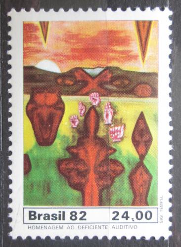 Poštovní známka Brazílie 1982 Neslyšící Mi# 1943