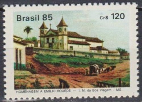Poštovní známka Brazílie 1985 Kostel Boa Viagem v Belo Horizonte Mi# 2091
