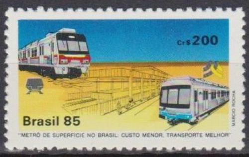 Poštovní známka Brazílie 1985 Rychlovlak Mi# 2093