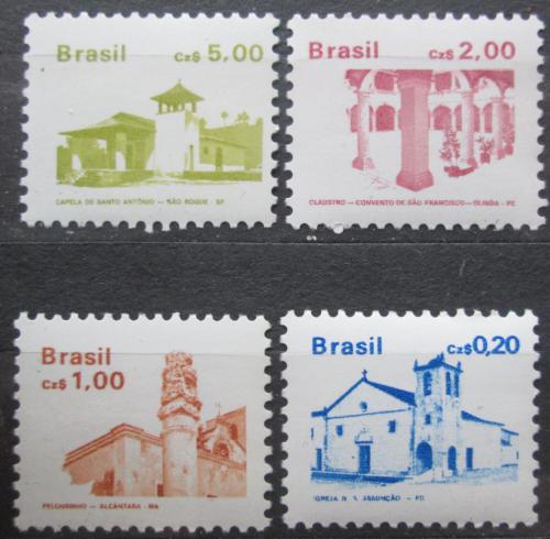 Potovn znmky Brazlie 1986 Architektura Mi# 2195-98 - zvtit obrzek