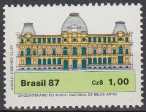 Poštovní známka Brazílie 1987 Národní muzeum, 50. výroèí Mi# 2205