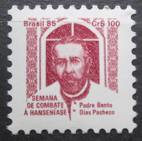 Poštovní známka Brazílie 1985 Páter Bento Dias Pacheco, daòová Mi# 22