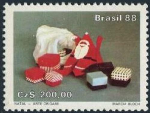 Poštovní známka Brazílie 1988 Vánoce Mi# 2273