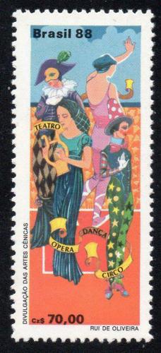 Poštovní známka Brazílie 1988 Umìní Mi# 2286