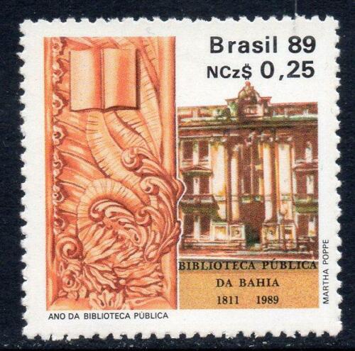 Poštovní známka Brazílie 1989 Veøejná knihovna v Salvador Mi# 2288