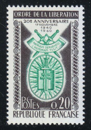Poštovní známka Francie 1960 Øád osvobození Mi# 1325