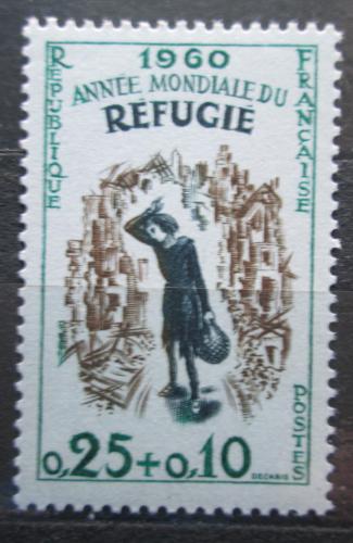 Poštovní známka Francie 1960 Rok uprchlíkù Mi# 1301