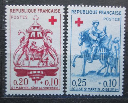 Poštovní známky Francie 1960 Èervený køíž Mi# 1329-30 Kat 5€