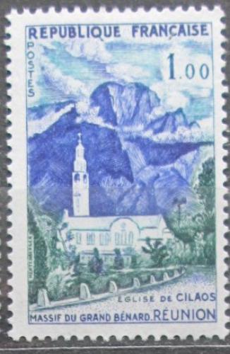 Poštovní známka Francie 1960 Kostel Cilaos na Reunionu Mi# 1289