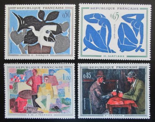 Poštovní známky Francie 1961 Umìní Mi# 1372-75 Kat 12€