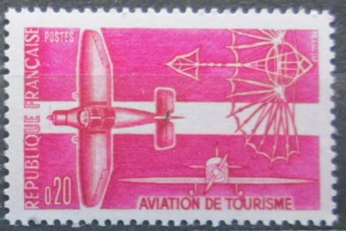 Poštovní známka Francie 1962 Sportovní letadlo Mi# 1395