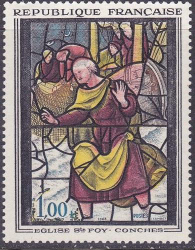Poštovní známka Francie 1963 Vitráž Mi# 1427 Kat 5.50€
