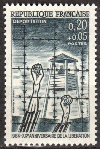 Poštovní známka Francie 1964 Koncentraèní tábor Mi# 1463