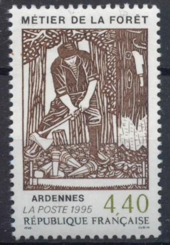 Poštovní známka Francie 1995 Døevorubec Mi# 3086