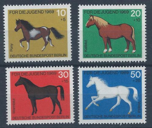 Poštovní známky Západní Berlín 1969 Konì Mi# 326-29 