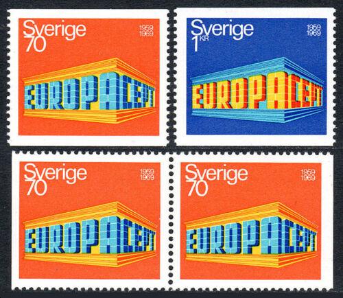 Poštovní známky Švédsko 1969 Evropa CEPT Mi# 634-35 Kat 7€