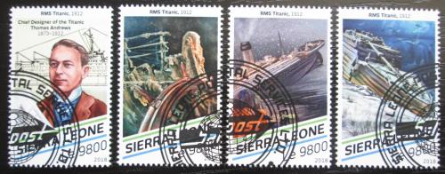 Potovn znmky Sierra Leone 2018 Titanic Mi# 9889-92 Kat 11 - zvtit obrzek