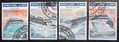 Potovn znmky Sierra Leone 2018 Vletn lod Mi# 10365-68 Kat 11 - zvtit obrzek