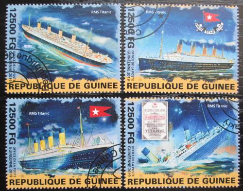 Potovn znmky Guinea 2017 Titanic Mi# 12326-29 Kat 20