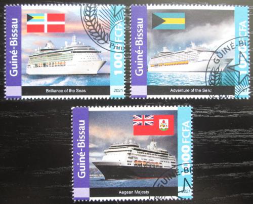 Poštovní známky Guinea-Bissau 2021 Výletní lodì Mi# N/N